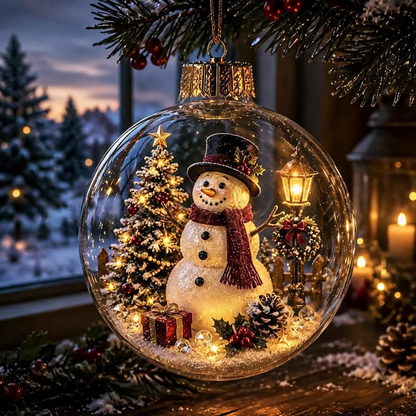🎄Glowing Christmas Diorama Ornament – ❤️‍🔥Add 3 Items, Pay for Only 2 🎁