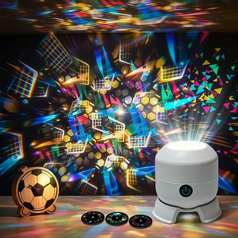 🔥 2026 Upgraded Colorful Rotating LED Projector Light – Create Stunning Party & Festival Effects Instantly