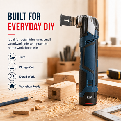 🔥 Limited-Time Offer! 49% OFF - 🔧 12V Cordless Precision Cutter – Compact Multi-Function DIY Detail & Plunge Cutting Tool