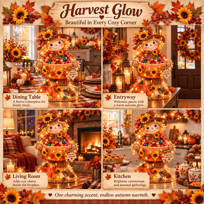 🔥 Limited-Time 49% OFF –– Lighted Scarecrow Candy Bowl