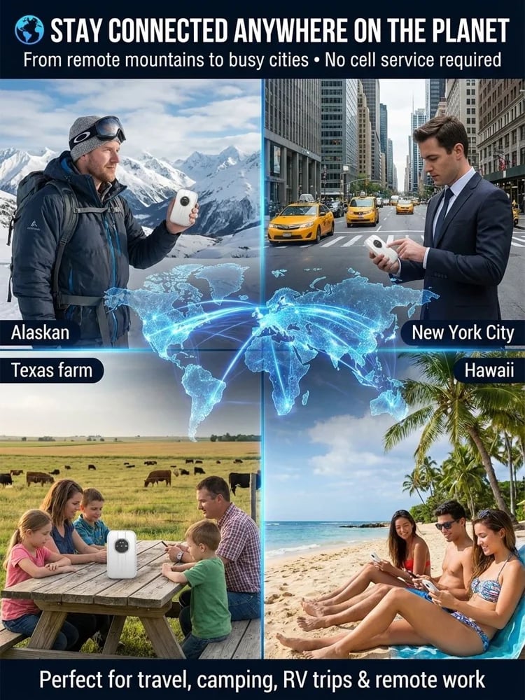 📡[Global Coverage] Boundless Portable Wi-Fi