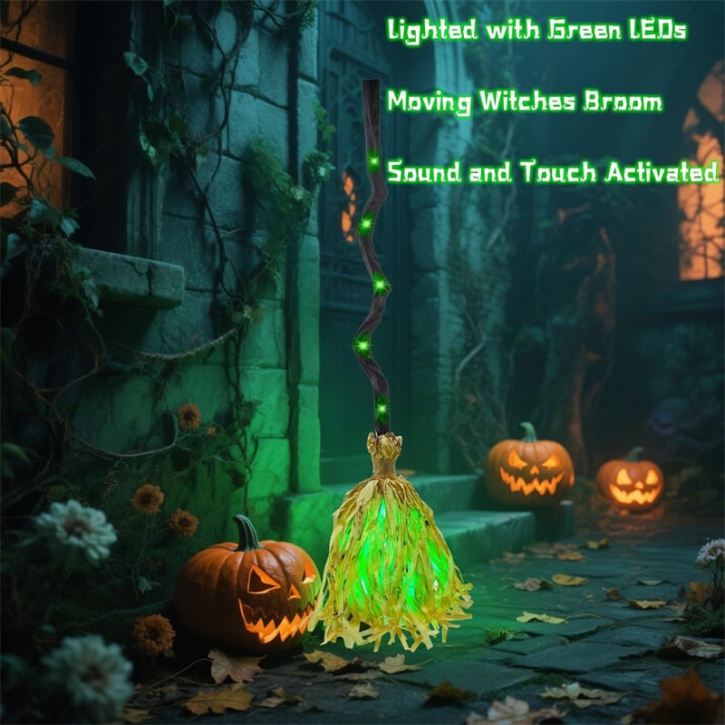 🔥 Limited-Time Offer! 49% OFF - 🎃🧹Floating Witch's Broom –Haunted Dancing Moving Broom(📦Buy 2 Free Shipping)