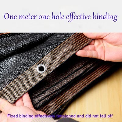 🔥Summer Hot Sale Promotion-49% OFF🌞-90% Blackout Cloth (Black) - 10 x 13ft UV-Resistant Shade Net with Reinforced Rivets