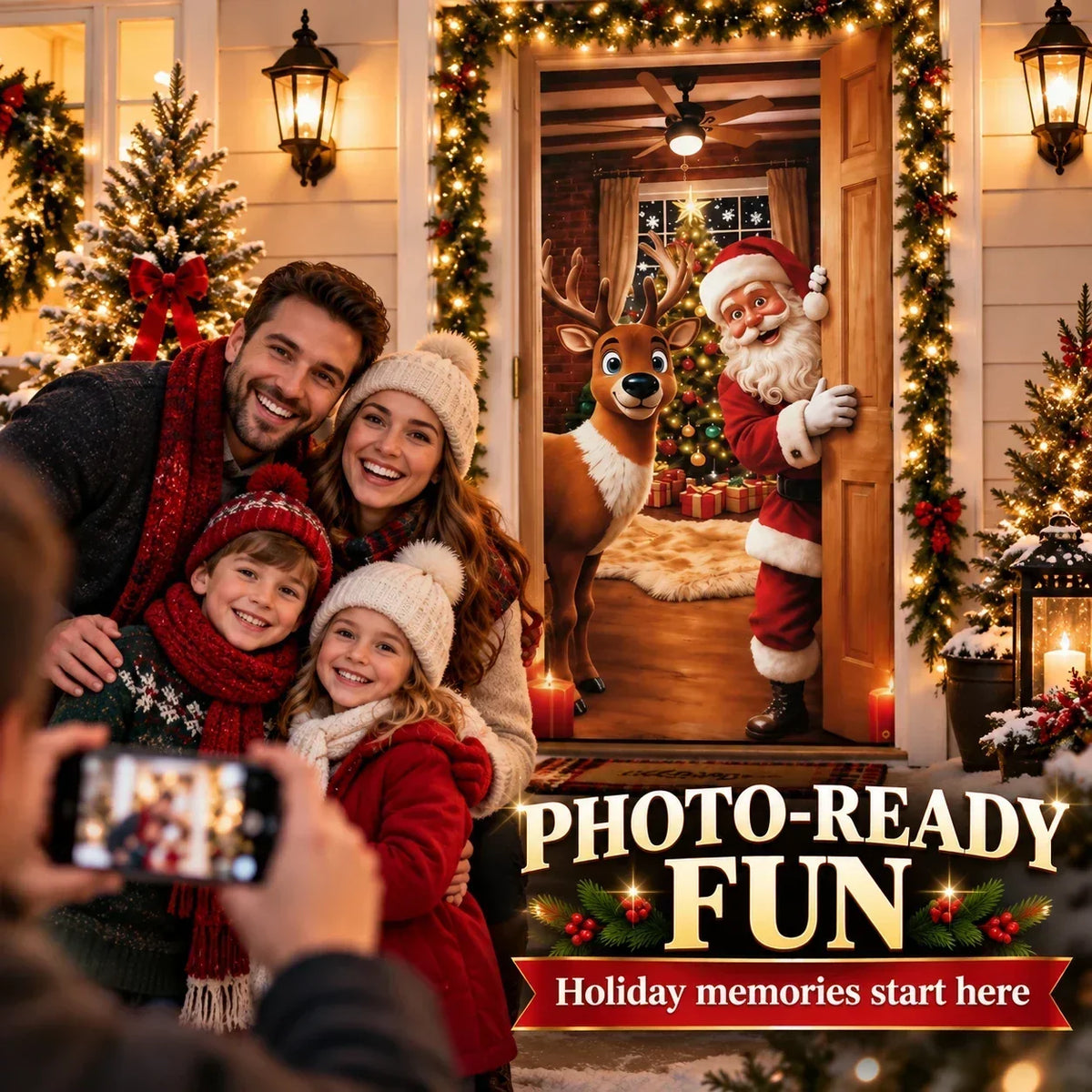 🎄 Christmas Edition | Full-Door Holiday Makeover – Now 40% OFF