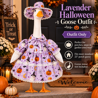 Purple Pumpkin Ghost Dress