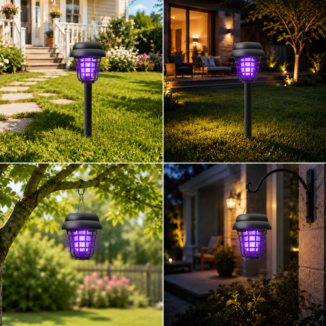 🔥🔥 Father's Day Special:🦟❌ Solar-Powered Mosquito Killer Lamp – Outdoor LED Bug Zapper & Garden Landscape Light 🔋