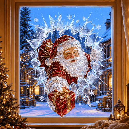 🎄Crystal Christmas Break-In Window Decal