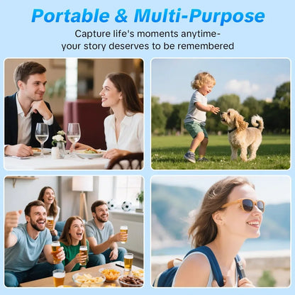 🔥 Limited-Time Offer! Upgraded Vlogging Camera – 180° Rotating Lens, Full-Body Video Recorder for Travel, Daily Life & Content Creation
