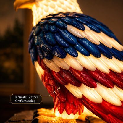 🔥Limited time 55% 🇺🇸 Patriotic Eagle LED Table Lamp 🦅 Proud American Home Decor – Buy 2 & Get Free Shipping