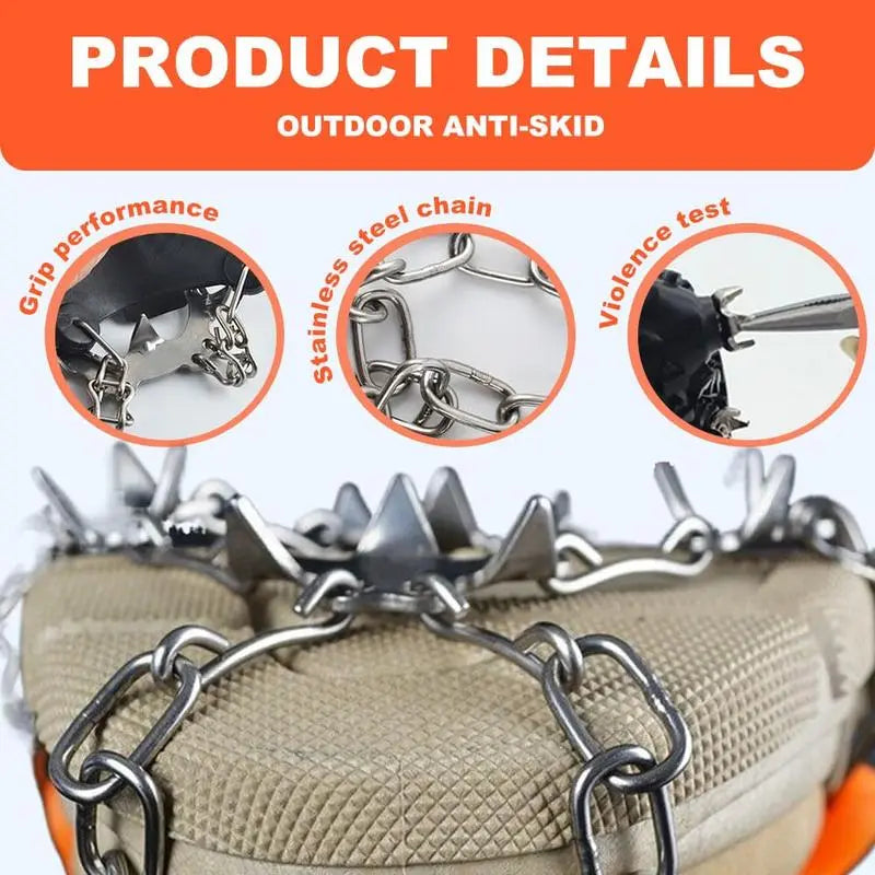 ❄️ Winter Grip Special | 8-Spike Ice Cleats for Shoes – 50% OFF