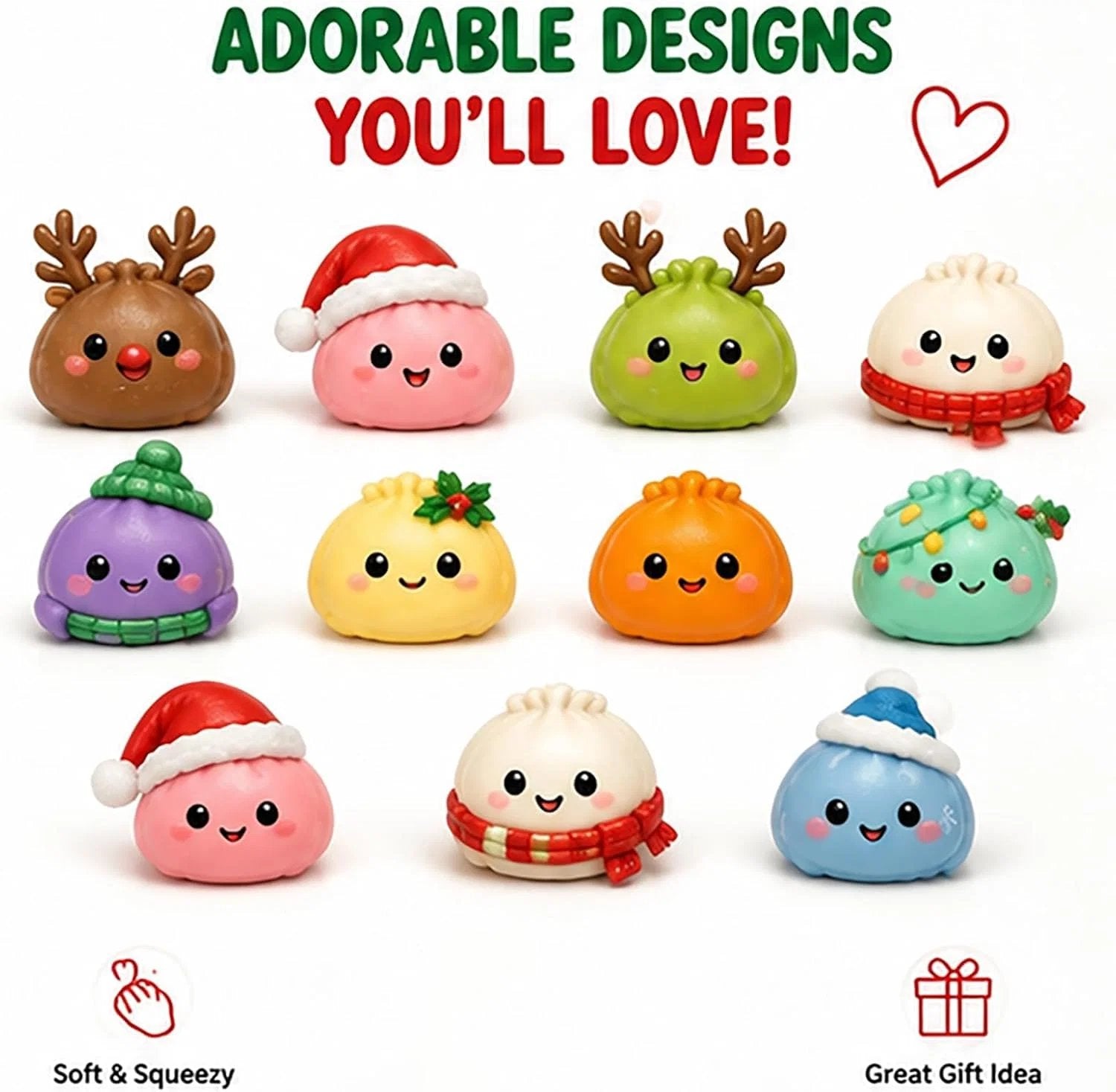 🔥 Christmas Sale 50% OFF! 🎄 24 Days of Squishy Surprises – Holiday Fun Every Day 🎁