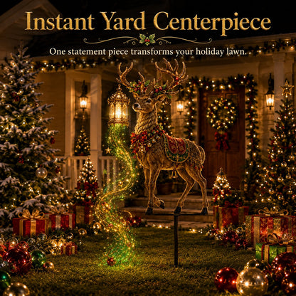 🔥 Limited-Time Offer! 49% OFF - Holiday Yard Special | Light-Up Reindeer Lantern
