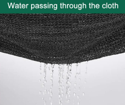 🔥Summer Hot Sale Promotion-49% OFF🌞-90% Blackout Cloth (Black) - 10 x 13ft UV-Resistant Shade Net with Reinforced Rivets