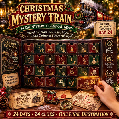 🎄 50% OFF – 24 Days. 24 Clues. One Mystery to Solve. 🕵️