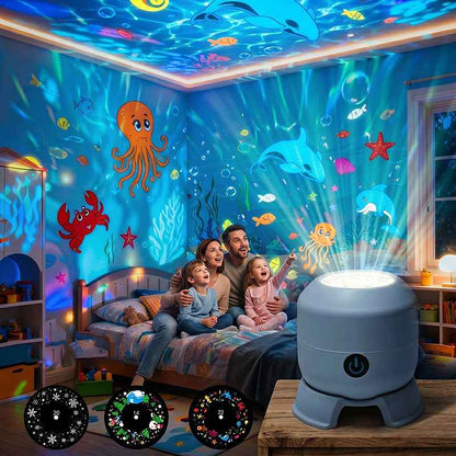 🔥 2026 Upgraded Colorful Rotating LED Projector Light – Create Stunning Party & Festival Effects Instantly