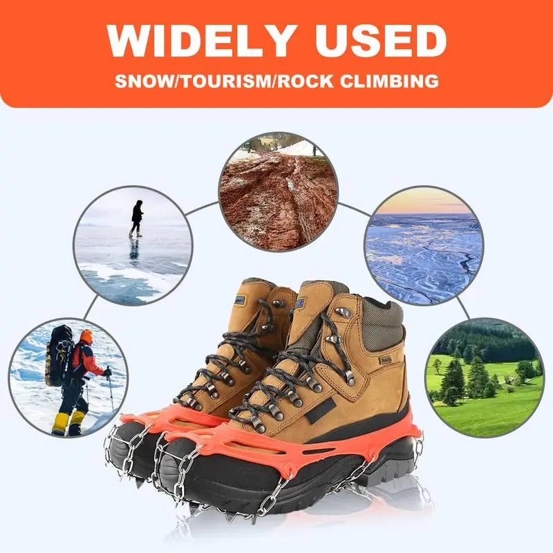 ❄️ Winter Grip Special | 8-Spike Ice Cleats for Shoes – 50% OFF