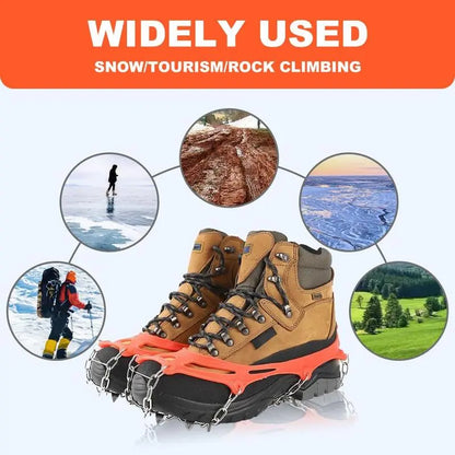 ❄️ Winter Grip Special | 8-Spike Ice Cleats for Shoes – 50% OFF