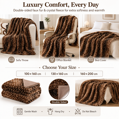 ✨ Cozy Season Offer | Double-Sided Plush Blanket — Buy More, Save More