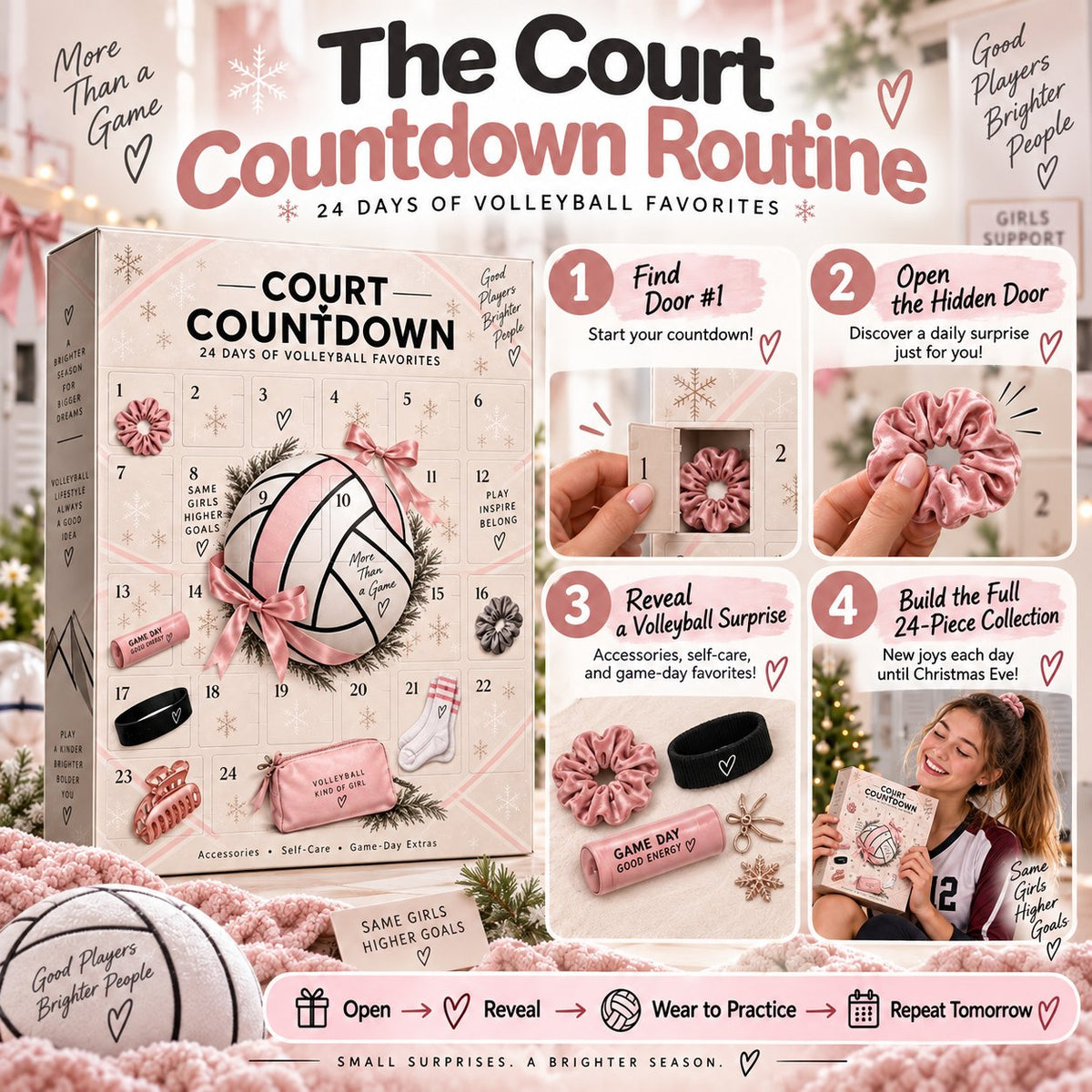 🏐 Volleyball Advent Calendar 2026 – 24 Days of Surprises