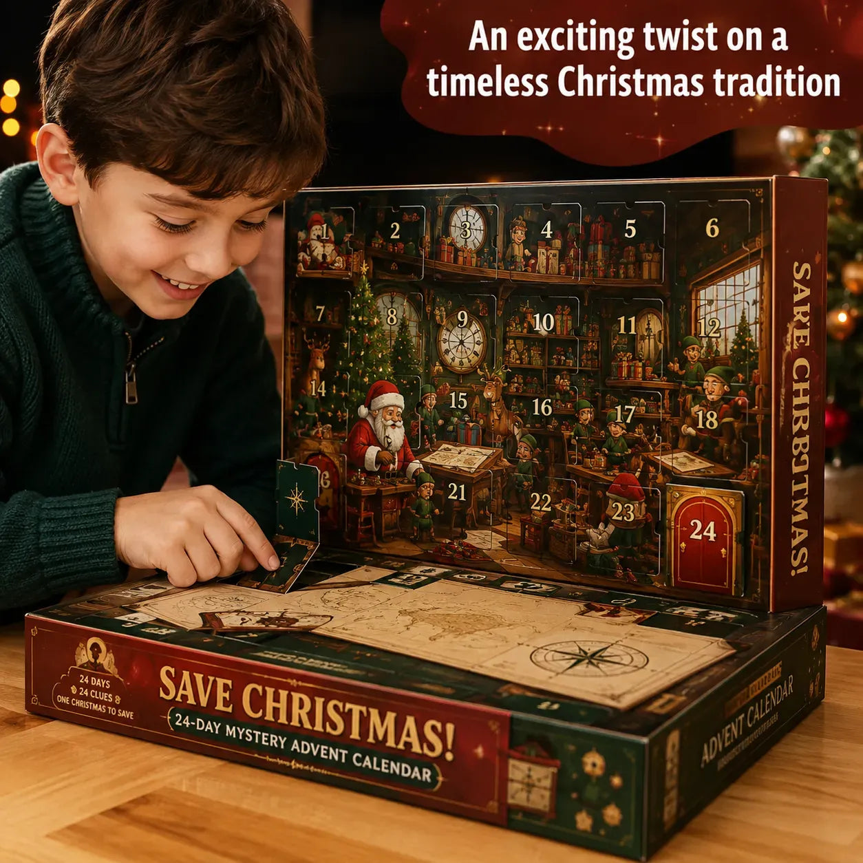 🎄 50% OFF – 24 Days. 24 Clues. One Mystery to Solve. 🕵️
