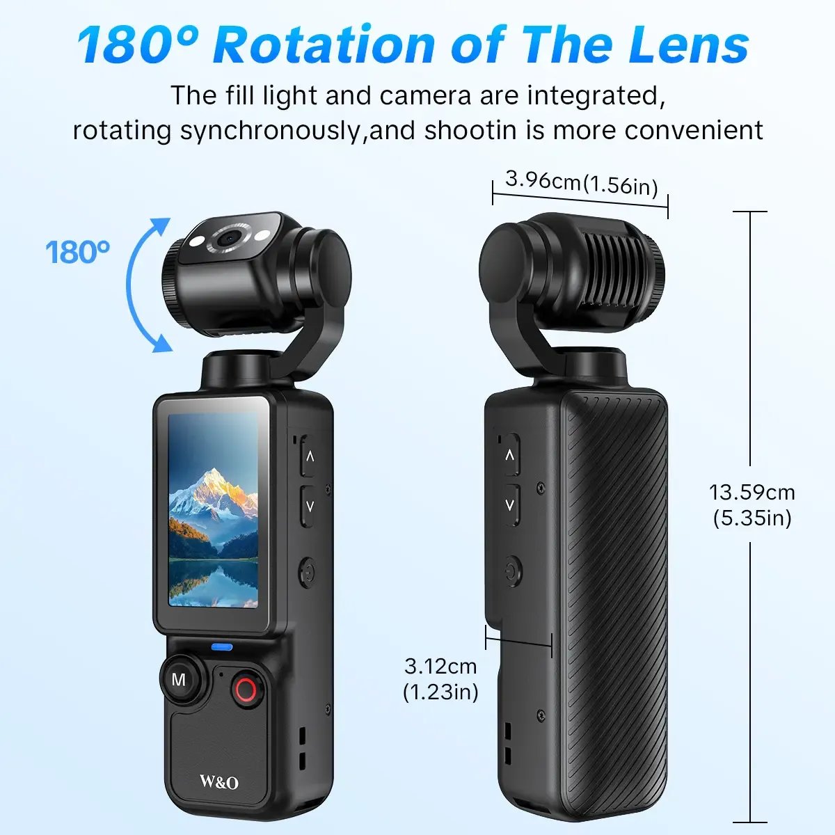 🔥 Limited-Time Offer! Upgraded Vlogging Camera – 180° Rotating Lens, Full-Body Video Recorder for Travel, Daily Life & Content Creation