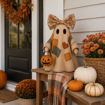 🎃👻 Cozy Spooky Vibes! LED Pumpkin Ghost Decor 🔥40% OFF