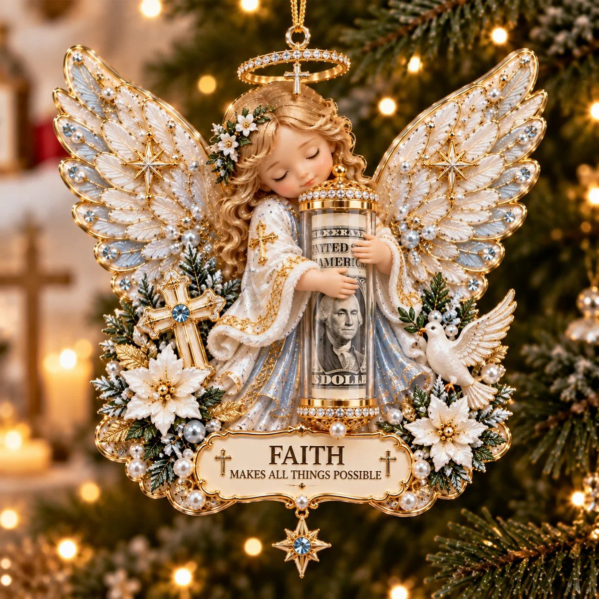 👼💵 Make Cash Gifts Feel More Magical | Christmas Angel Ornament – Save 50%