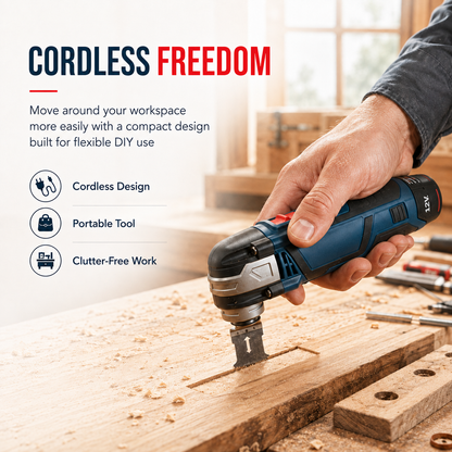🔥 Limited-Time Offer! 49% OFF - 🔧 12V Cordless Precision Cutter – Compact Multi-Function DIY Detail & Plunge Cutting Tool