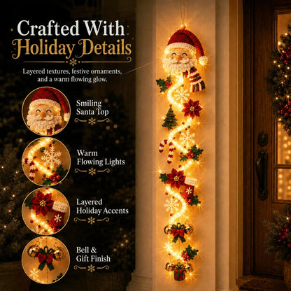 🎄 48% OFF – MerryCascade™ Light-Up Christmas Door Hanger | 6 Festive Designs ✨