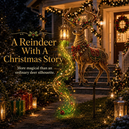 🔥 Limited-Time Offer! 49% OFF - Holiday Yard Special | Light-Up Reindeer Lantern