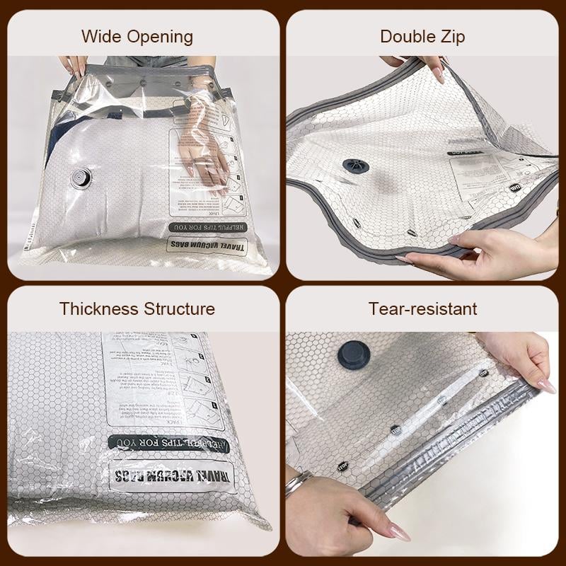 🔥 40% OFF Travel Packing Upgrade | Rechargeable Vacuum Pump + 6 Storage Bags