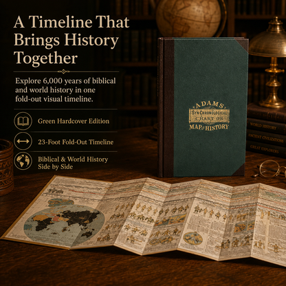 📜 50% OFF – 6,000 Years of Biblical & World History in One 23-Foot Fold-Out Timeline