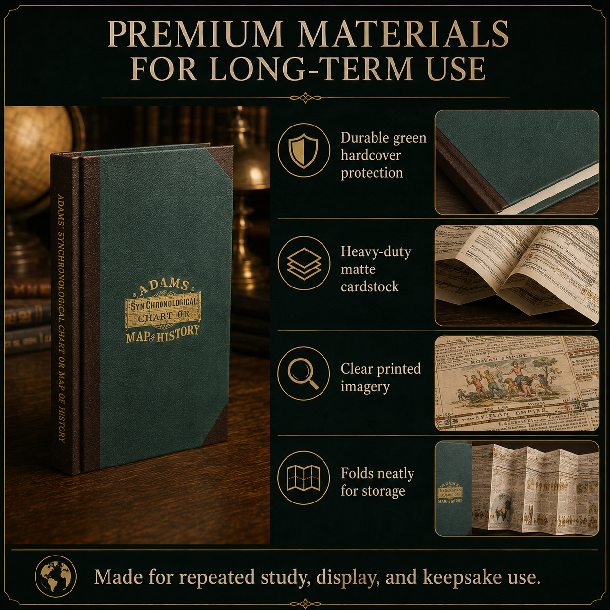 📜 50% OFF – 6,000 Years of Biblical & World History in One 23-Foot Fold-Out Timeline
