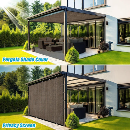 🔥Summer Hot Sale Promotion-49% OFF🌞-90% Blackout Cloth (Black) - 10 x 13ft UV-Resistant Shade Net with Reinforced Rivets