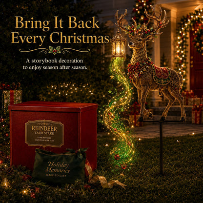 🔥 Limited-Time Offer! 49% OFF - Holiday Yard Special | Light-Up Reindeer Lantern