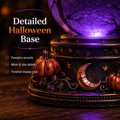 🔥 LIMITED TIME: 50% OFF! 👻Halloween Crystal Ball Lamp🔮 The Perfect Halloween Decoration🎃