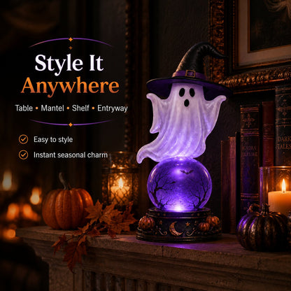 🔥 LIMITED TIME: 50% OFF! 👻Halloween Crystal Ball Lamp🔮 The Perfect Halloween Decoration🎃