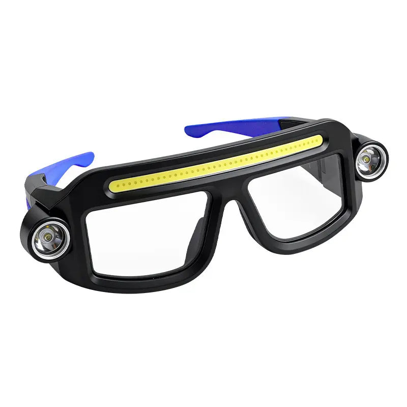 🔦✨Hands-Free Wearable Glasses LED Light – Rechargeable Head-Worn Work Lamp for Maintenance & Outdoor Activities