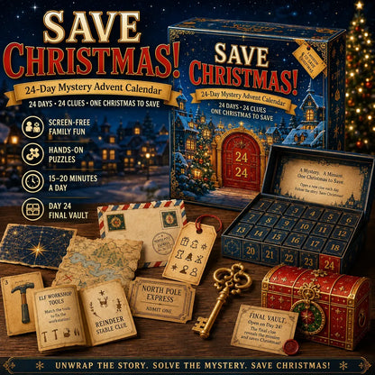 🎄 50% OFF – 24 Days. 24 Clues. One Mystery to Solve. 🕵️