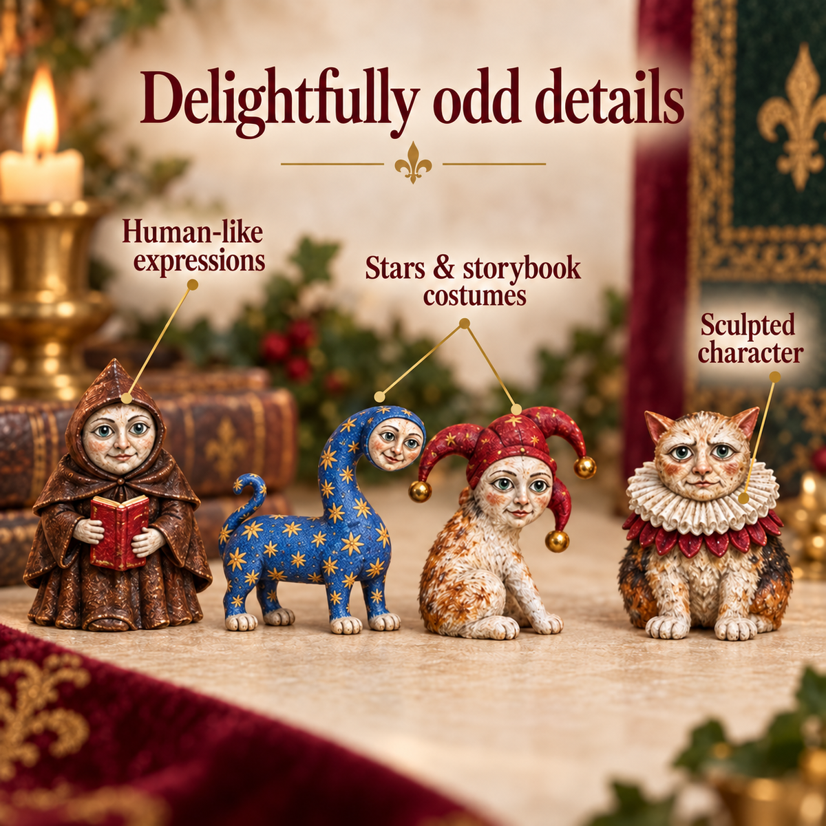 🔥 LAST DAY 50% OFF | 🐈 24 Days of Ugly Medieval Cats – Advent Calendar 2026 🎄