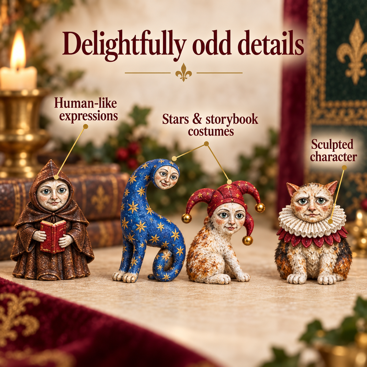 🔥 LAST DAY 50% OFF | 🐈 24 Days of Ugly Medieval Cats – Advent Calendar 2026 🎄
