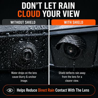 🔥 Limited-Time Offer! 49% OFF Car Backup Camera Rain Shield – Carbon Fiber Sun Visor, Protects Rear & Side Camera Lens from Rain & Glare (4/8 PCS)