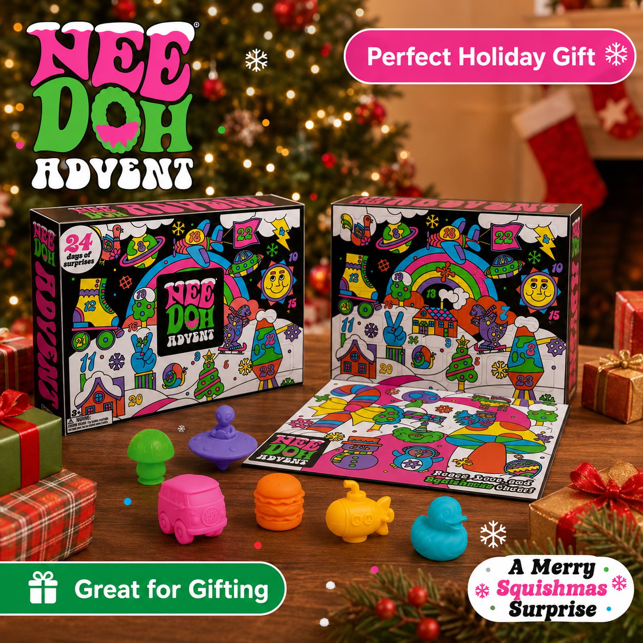 NeeDoh Advent 2026 Squishmas Calendar