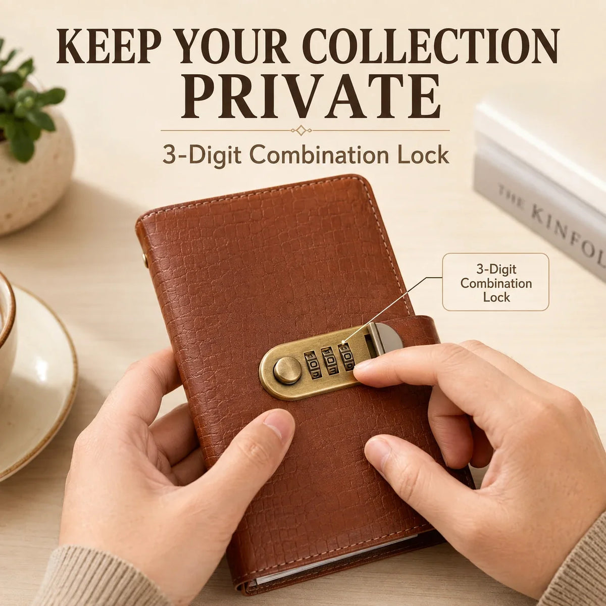 ⏰ Today Only—🔐 Locking Banknote Collection Book – Securely Holds Up to 100 Bills
