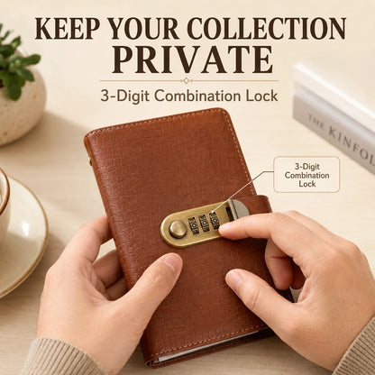 ⏰ Today Only—🔐 Locking Banknote Collection Book – Securely Holds Up to 100 Bills