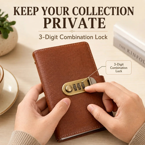 ⏰ Today Only—🔐 Locking Banknote Collection Book – Securely Holds Up to 100 Bills