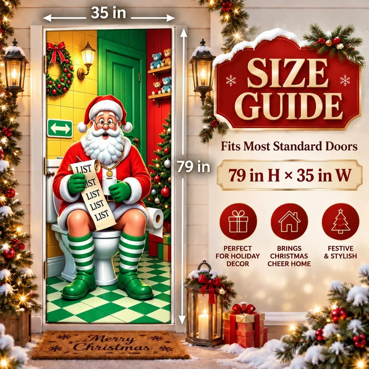 🎄 Christmas Edition | Full-Door Holiday Makeover – Now 40% OFF