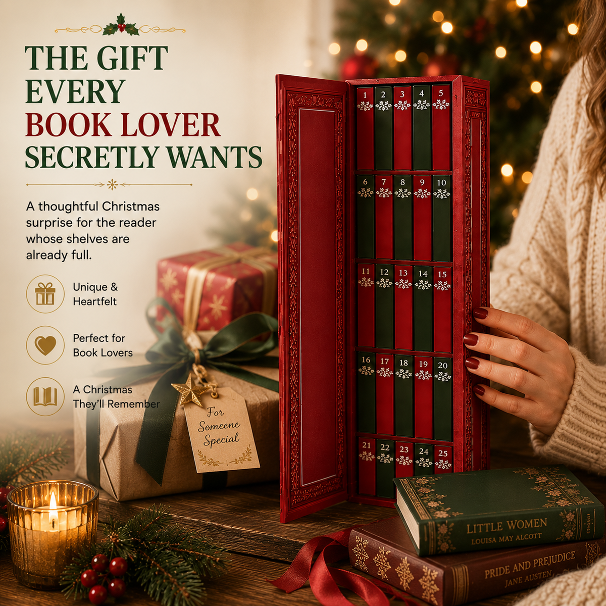 📚 42% OFF | 25-Day Mini Book Advent Calendar – Open, Read, Hang & Collect 🎄