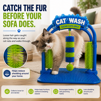 🐾Cat Self-Grooming Arch — Let Your Cat Groom Themselves