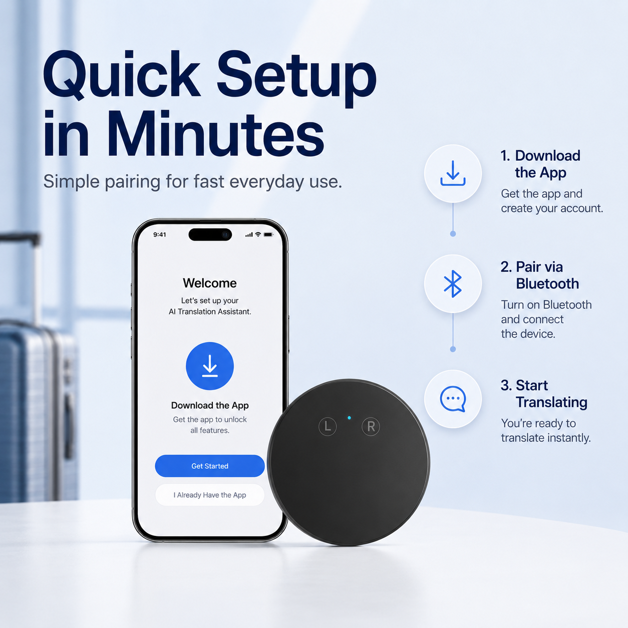 🔥 Limited-Time Offer! AI Pocket Translator – Real-Time Two-Way Voice Translation in 165+ Languages